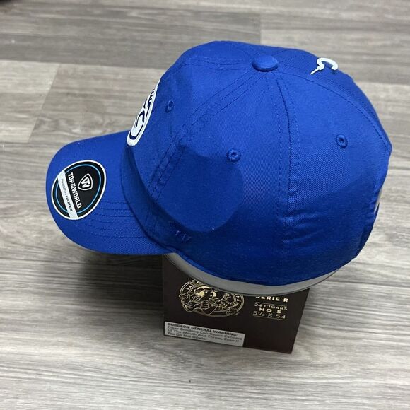 ACC Football Hat Baseball Cap Blue White Logo Embroidered NCAA Sports Adjustable - Picture 3 of 5